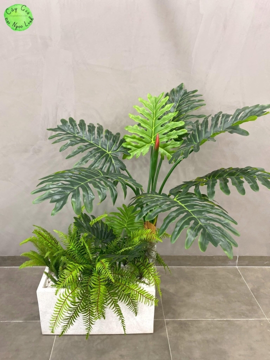 BỒN CÂY CẢNH GIẢ TRANG TRÍ VĂN PHÒNG NL200-5